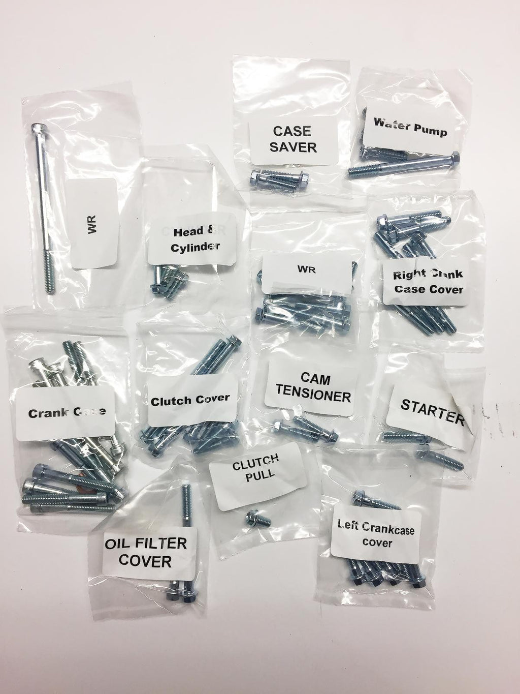 ENGINE BOLT KIT YZ/WR 250 F 01-13, BOLT HARDWARE E-YF2-0113