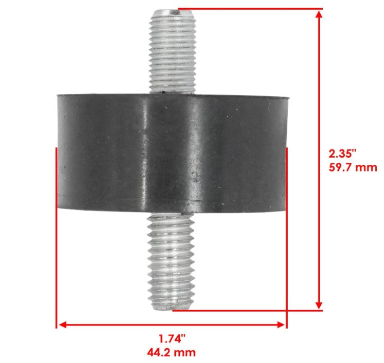 MOUNT MOTOR OD 44mm 3022072 REAR Polaris SPORTSMAN 400/500/600/700/800, RANGER 400/500/700/800, MAGNUM 325/330/500, 3021119 / 3021935, BRONCO AT-09652,