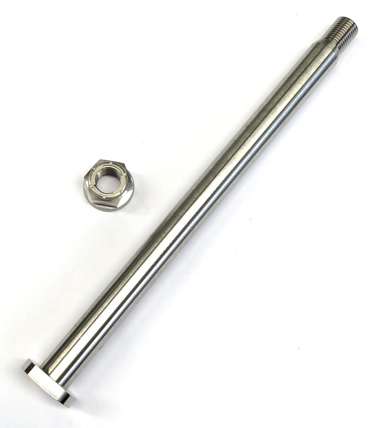 GR5 HONDA SWING ARM PIN & NUT, Ti-GR5 INSERT / M14x1.50mm / EACH, 52101-KZ4-J40 / 90305-KZ3-B01