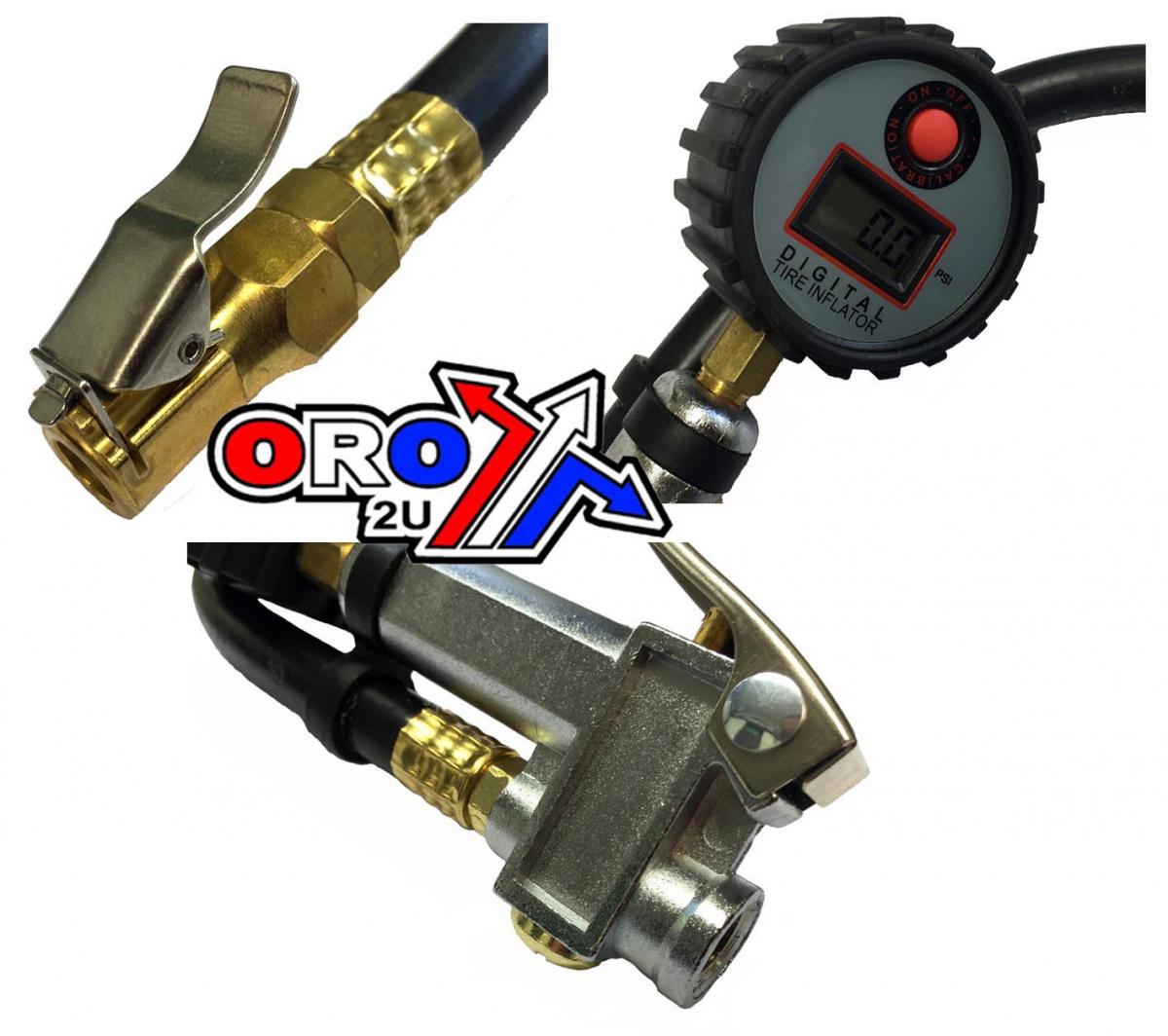 AIR LINE DIGITAL TYRE INFLATOR, PRESSURE RANGE 0 - 200psi, MK-4920 / KDPAU048