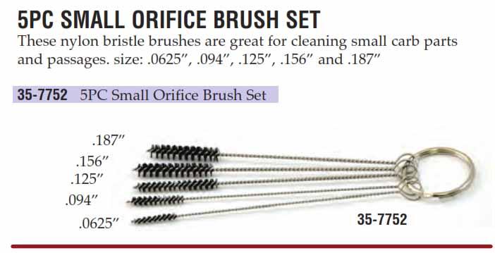 SMALL ORIFICE BRUSH SET (5PC), 35-7752