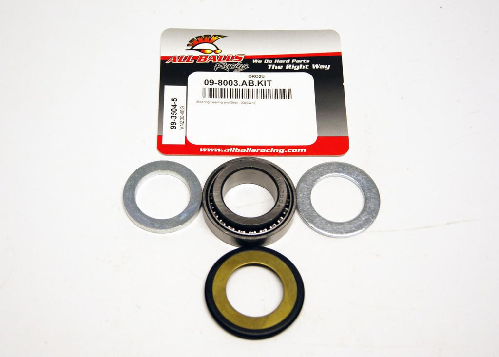 BEARING TAPER & SEAL KIT, ALLBALLS 99-3504-5, 30x52x17