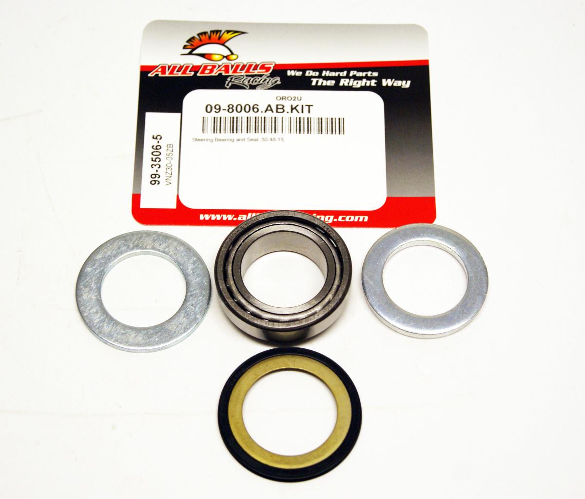 BEARING TAPER & SEAL KIT, ALLBALLS 99-3506-5, 30x48x15