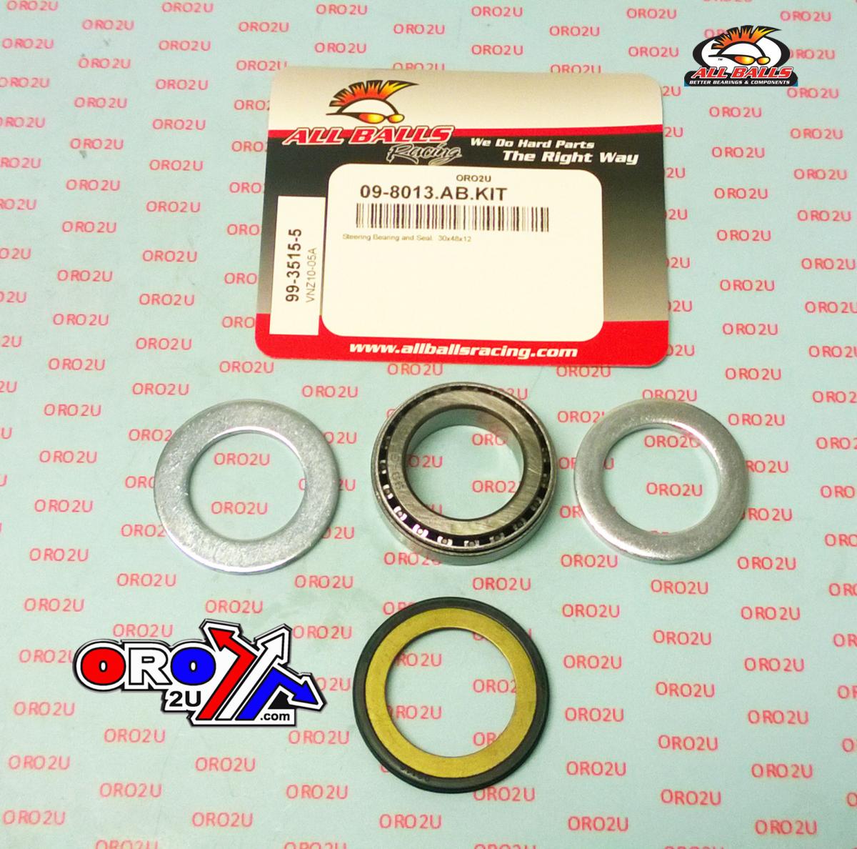 BEARING TAPER & SEAL KIT, ALLBALLS 99-3515-5, 30x48x12