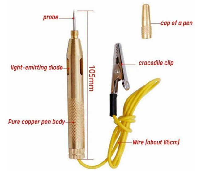 CIRCUIT TESTING PEN 6-24V VOLTAGE PROBE DETECTOR