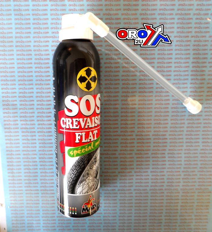SOS CREVAISION EMERGENCY FLAT TYRE REPAIR AND INFLATE SPRAY 250ml