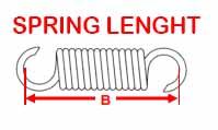EXHAUST SPRING 67MM SWIVEL 2