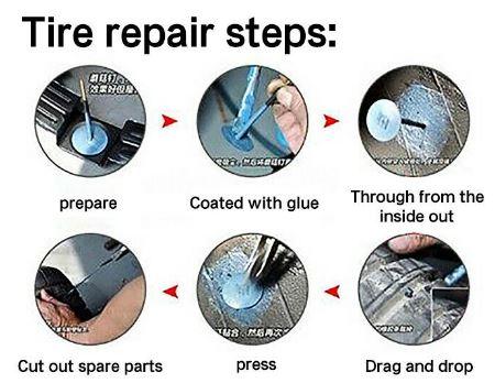 Ues 11-086.BOX24  Best price ...........  TYRE REPAIR PATCH 50mm x 9mm, WAYCOM 007007 box/20 pcs, only sold in box.