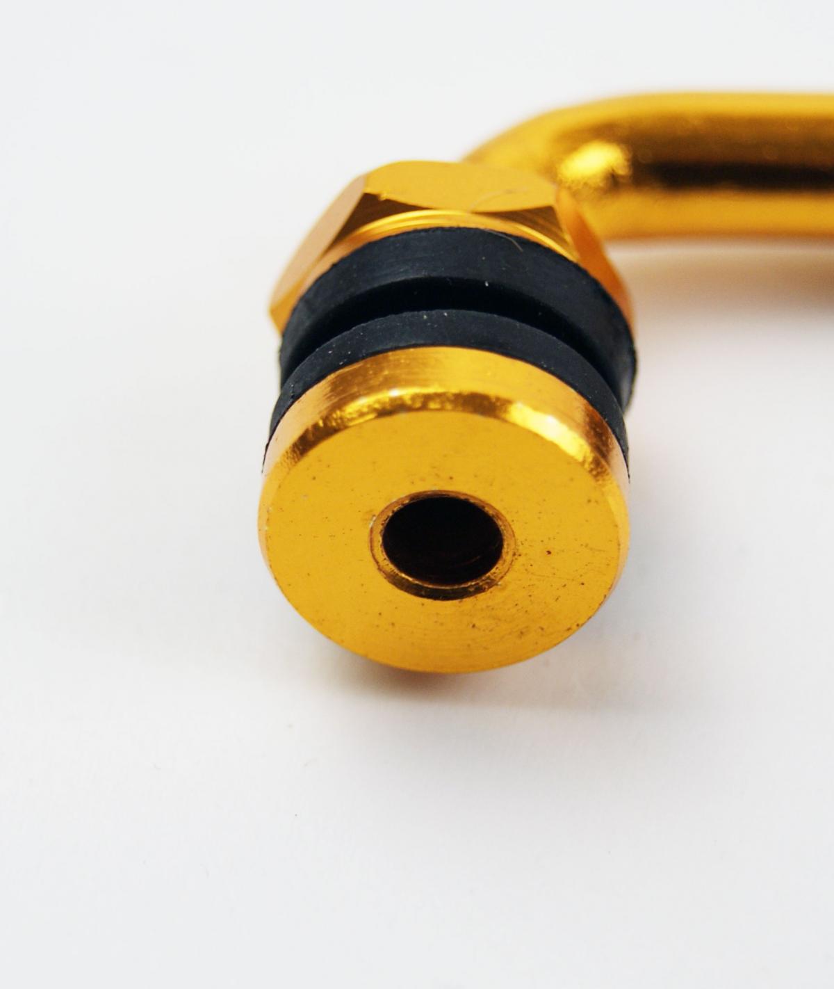 BOLT ON VALVE 90' PVR32 GOLD, WAYCOM 007021 (SOLD AS A PAIR)