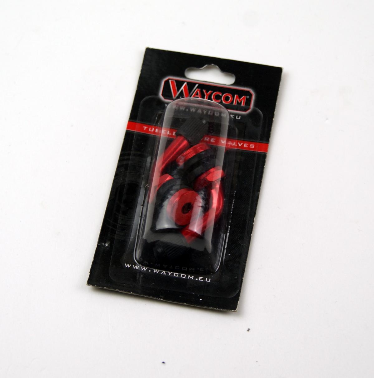 BOLT ON VALVE 90' PVR32 RED, WAYCOM 007020 (SOLD AS A PAIR)