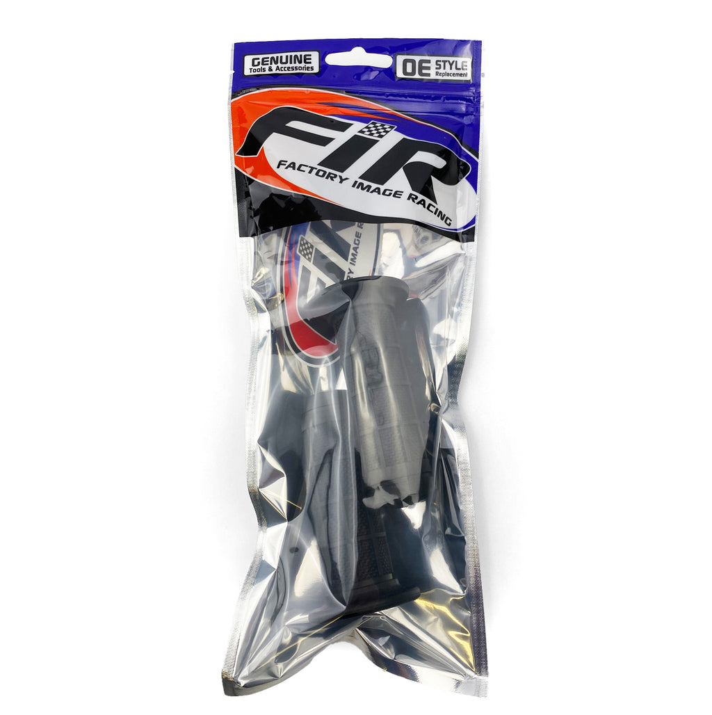 MINI GRIPS XR/CRF/PW50 19/22mm BLACK,  DIAMOND WITH FULL WAFFLE