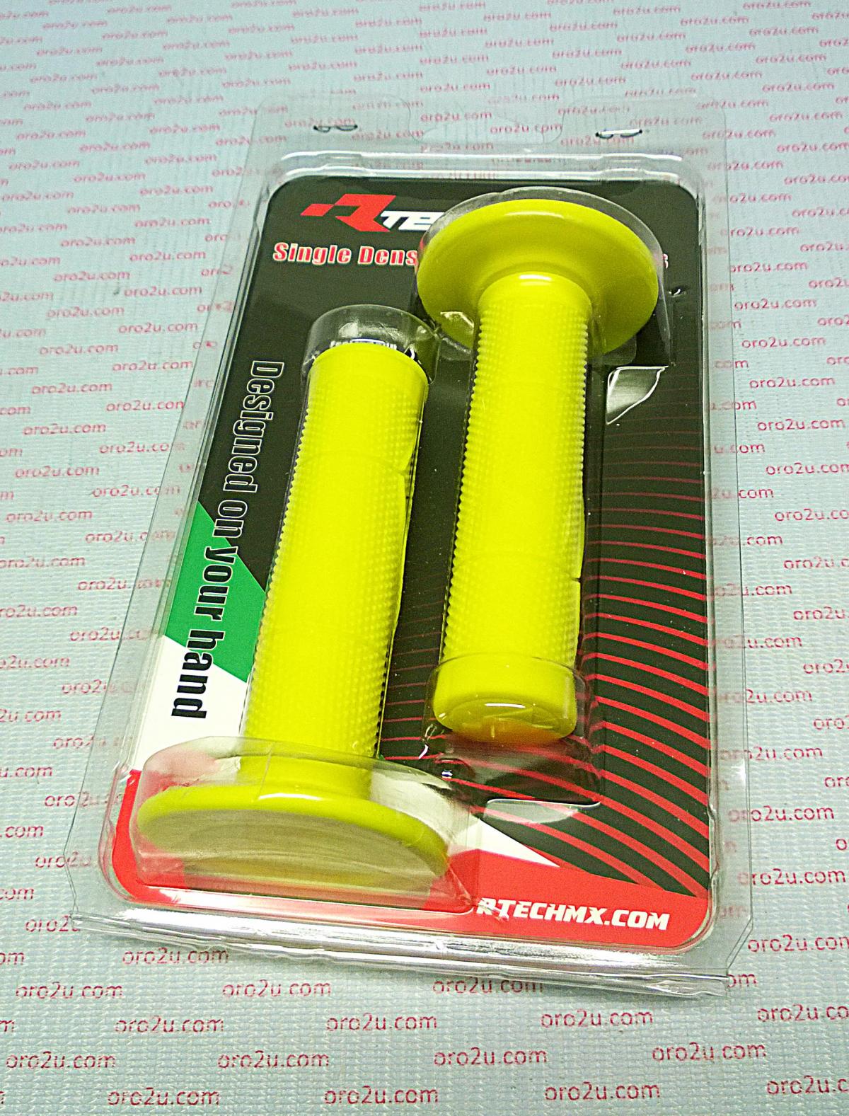 GRIP SET WAVE SLIM NEON YELLOW, RTECH R-MPRWAVEGF015, R-MPRWAVEGF015