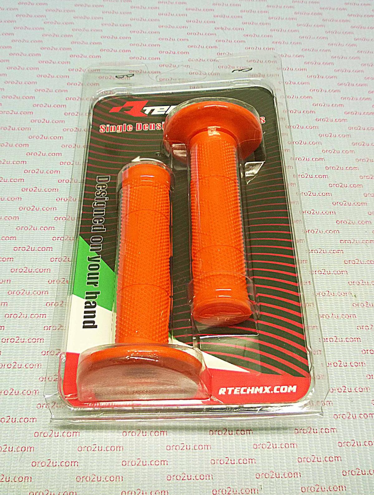 GRIP SET WAVE SLIM ORANGE, RTECH R-MPRWAVEAR015, R-MPRWAVEAR015