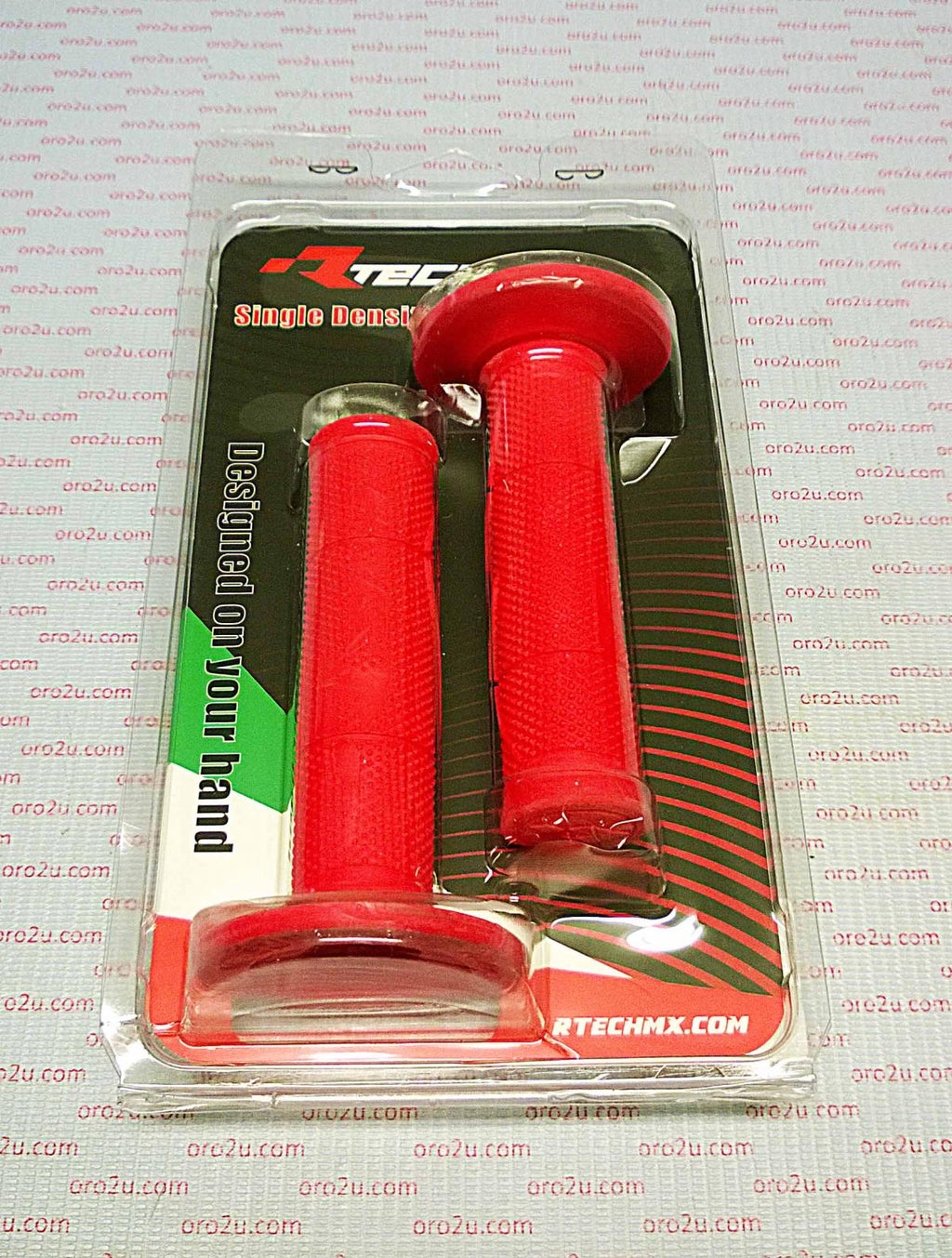 GRIP SET WAVE SLIM RED, RTECH R-MPRWAVERS015, R-MPRWAVERS015