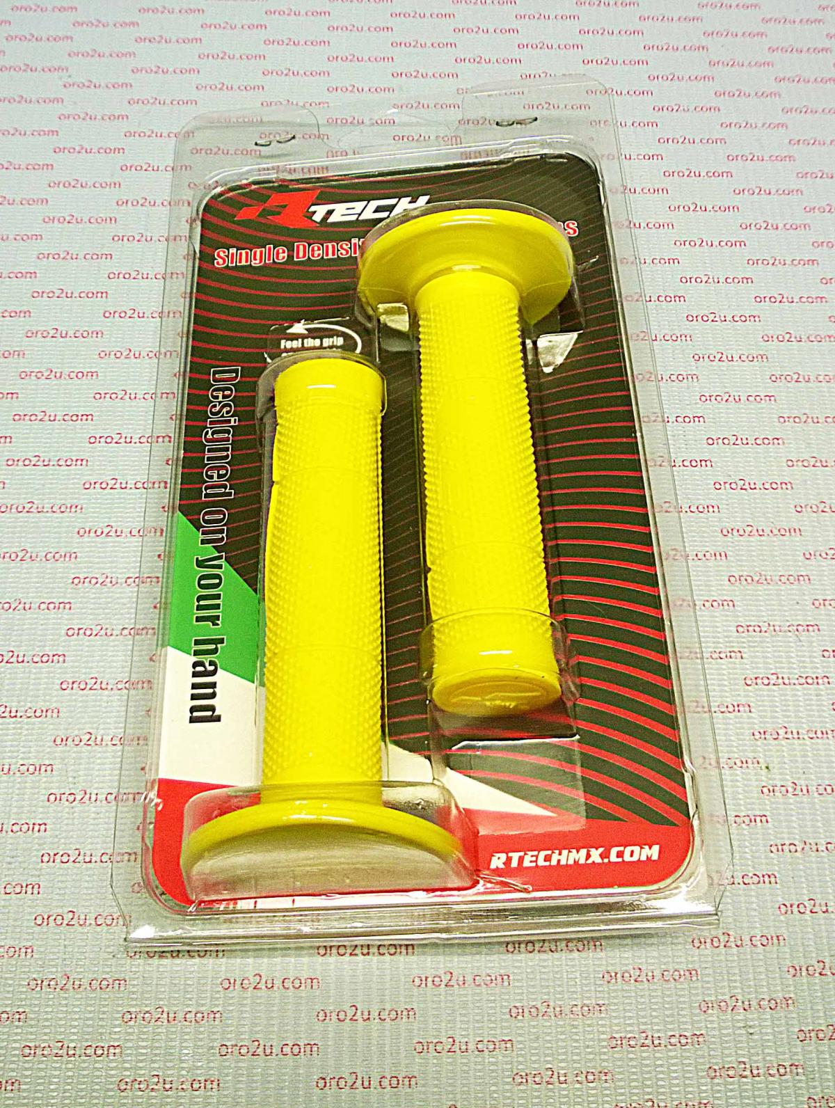 GRIP SET WAVE SLIM YELLOW, RTECH R-MPRWAVEGI015, R-MPRWAVEGI015