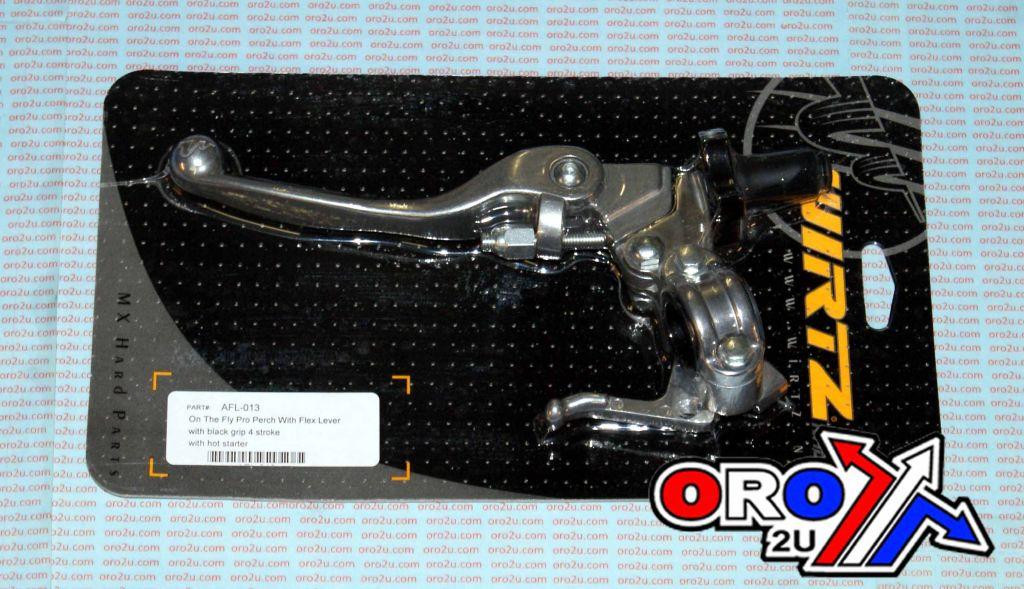 LEVER CLUTCH FLEX GRIP 4-STK, WIRTZ AFL-013 PRO PERCH BLACK