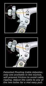 EASY PULL PRO KIT COMBO SMOOTH, WIRTZ 5W1003 LEVER SET FORGED, LONG YZ 01-05