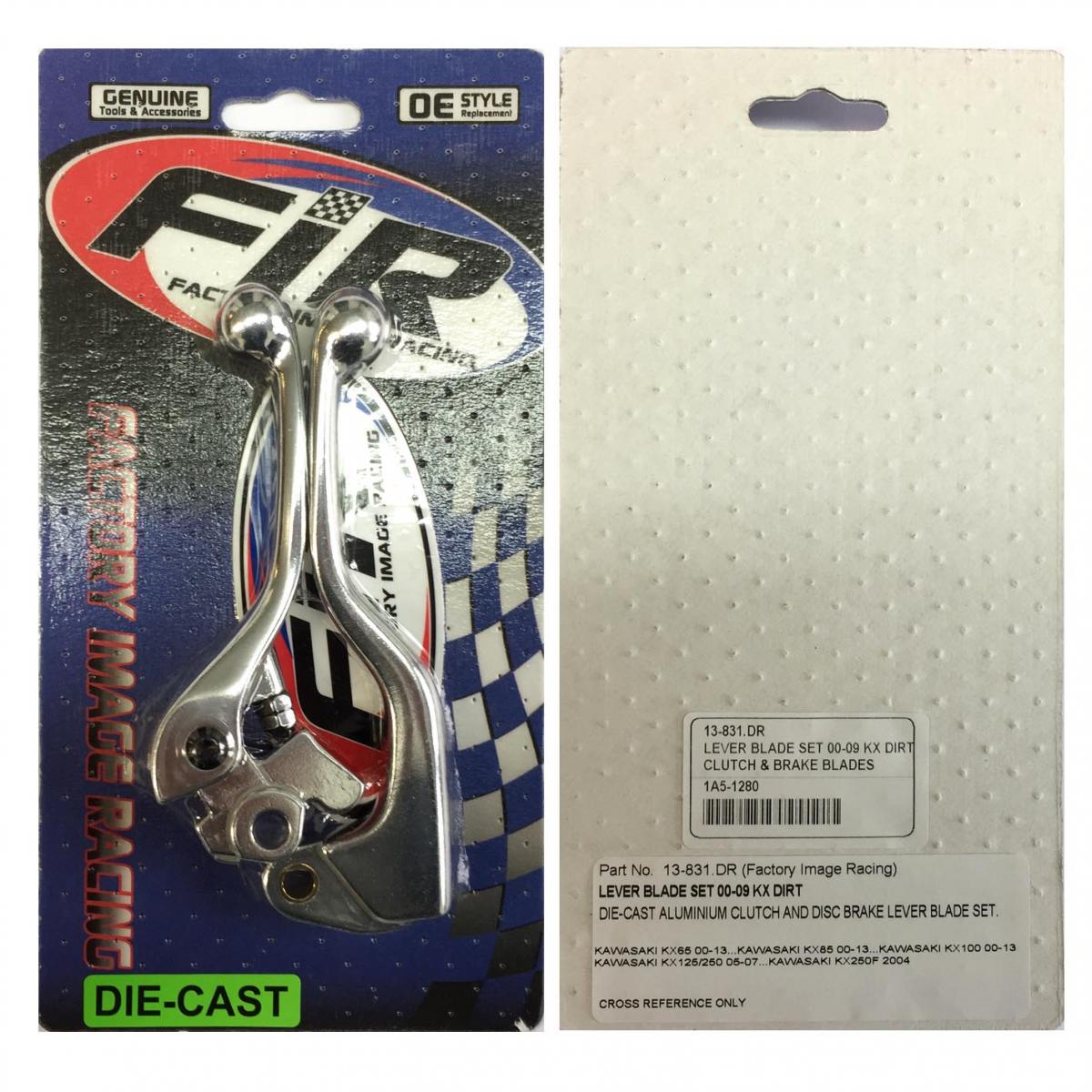 LEVER BLADE SET 00-09 KX DIRT, CLUTCH & BRAKE BLADES