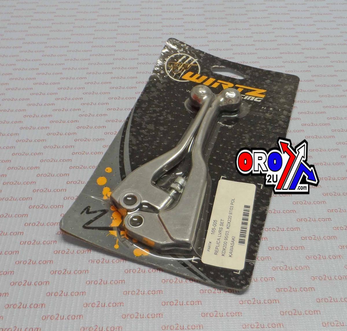 LEVER BLADE SET PRO SMOOTH, WIRTZ 165-005 CLUTCH & BRAKE