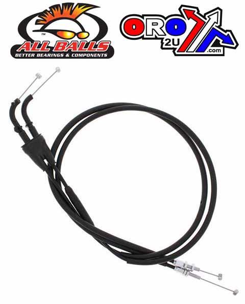 CABLE THROTTLE KXF RMZ SET-2, ALLBALLS 45-1033 Made in Japan