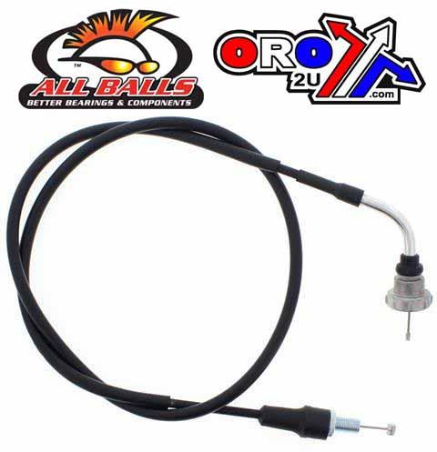 CABLE THROTTLE 97-18 TRX250, ALLBALLS 45-1027 HONDA ATV, with Carb end Cap