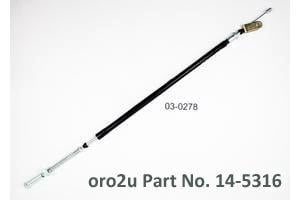 CABLE FOOT BRAKE 88-03 KLF300C, MOTION PRO 03-0278 KAWASAKI, 88-03 KLF300C 4X4