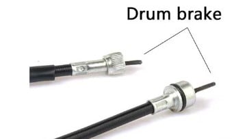CABLE SPEEDOMETER DRUM BRAKE YBR125 YAMAHA
