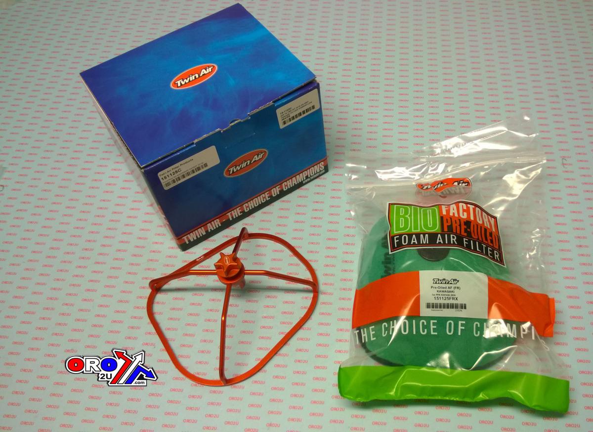 AIR FILTER KIT 2019 KX 450F, TWINAIR 151125C POWERFLOW