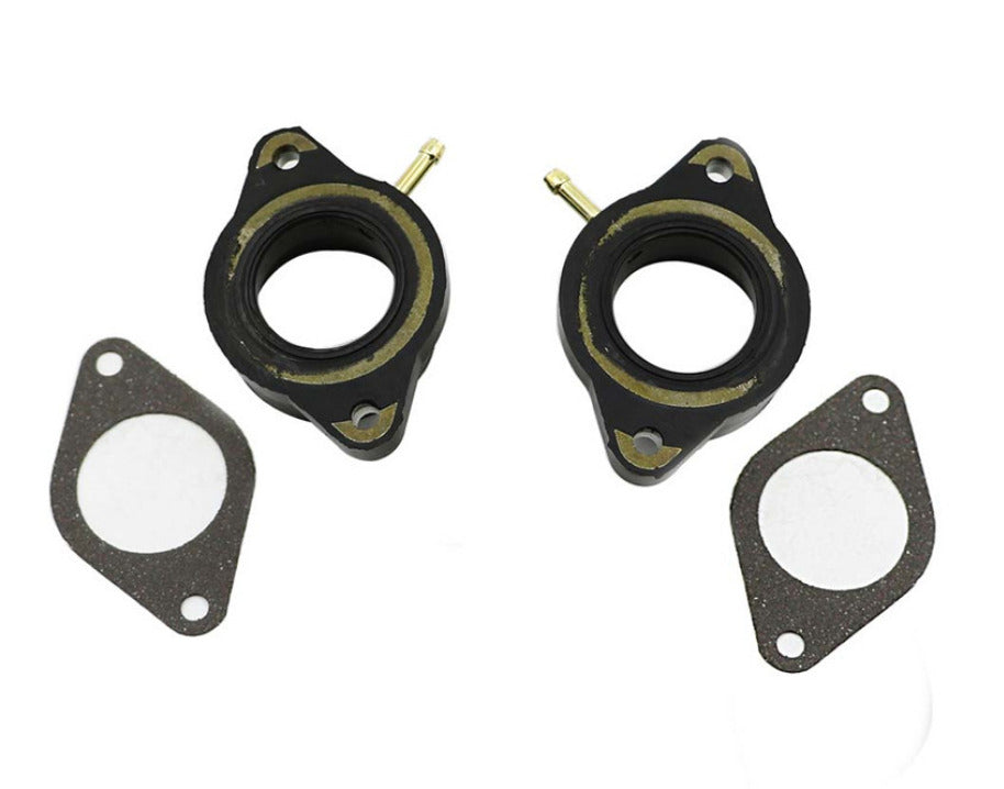 CARBURETTOR FLANGE 2pcs XS650 1978-1983 YAMAHA 3G1-13586-00-00 3G1-13596-00-00 INTAKE RUBBER BOOTS