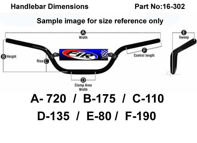 ATV STEEL HANDLEBAR 7, KAWASAKI MODELS [UNIVERSAL]