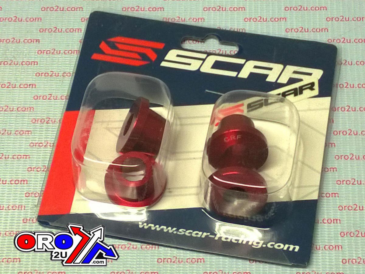 RUBBER KILLERS PK4 CRF RED, SCAR RACING SCCRF