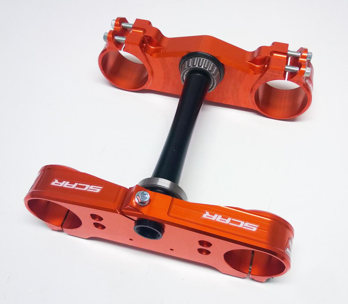 TRIPLE CLAMPS 22 ORANGE SX/SXF 13-20, OFFSET 22mm SCAR S5417OR