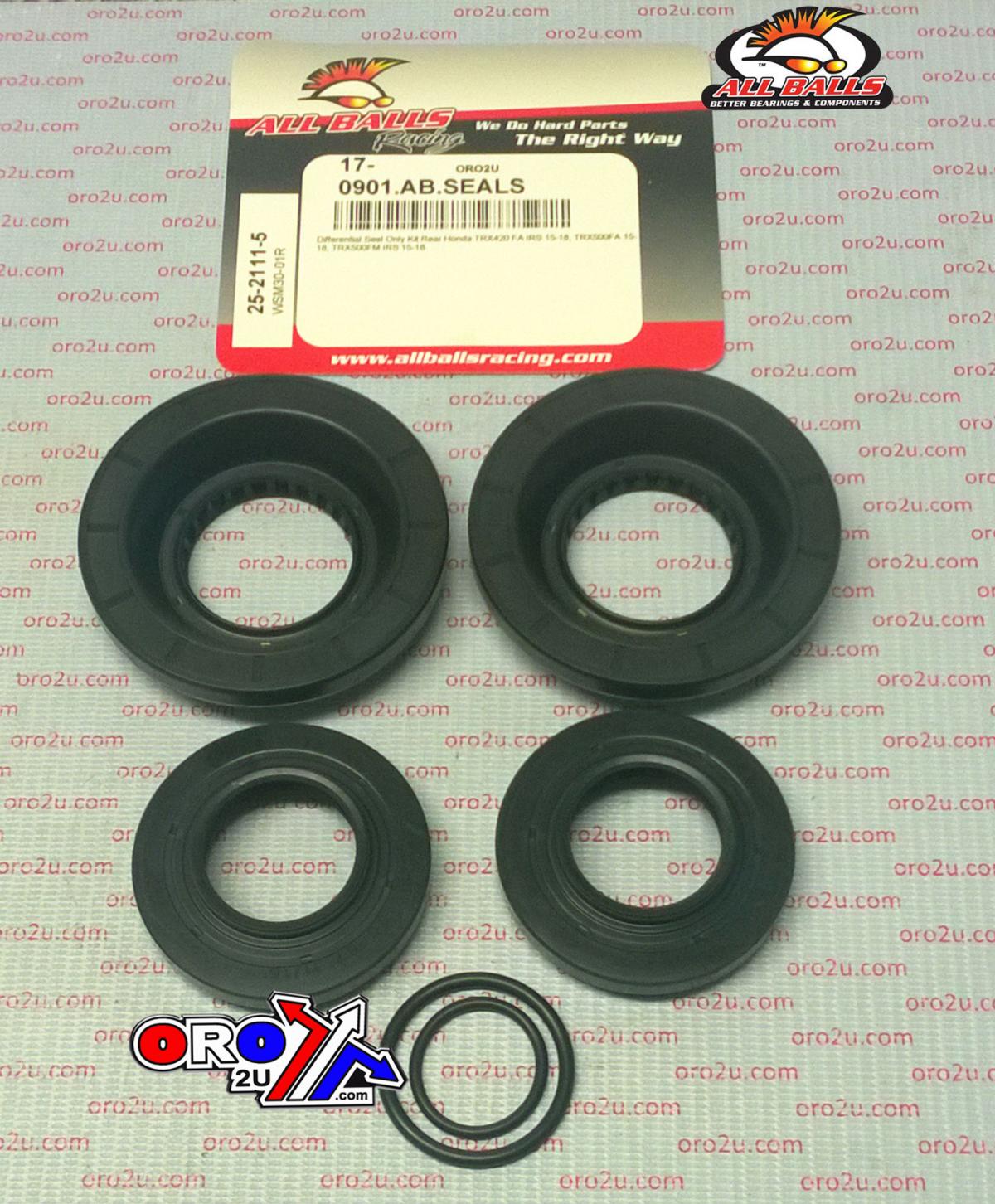 DIFFERENTIAL SEALS KIT HONDA TRX, ALLBALLS 25-2111-5