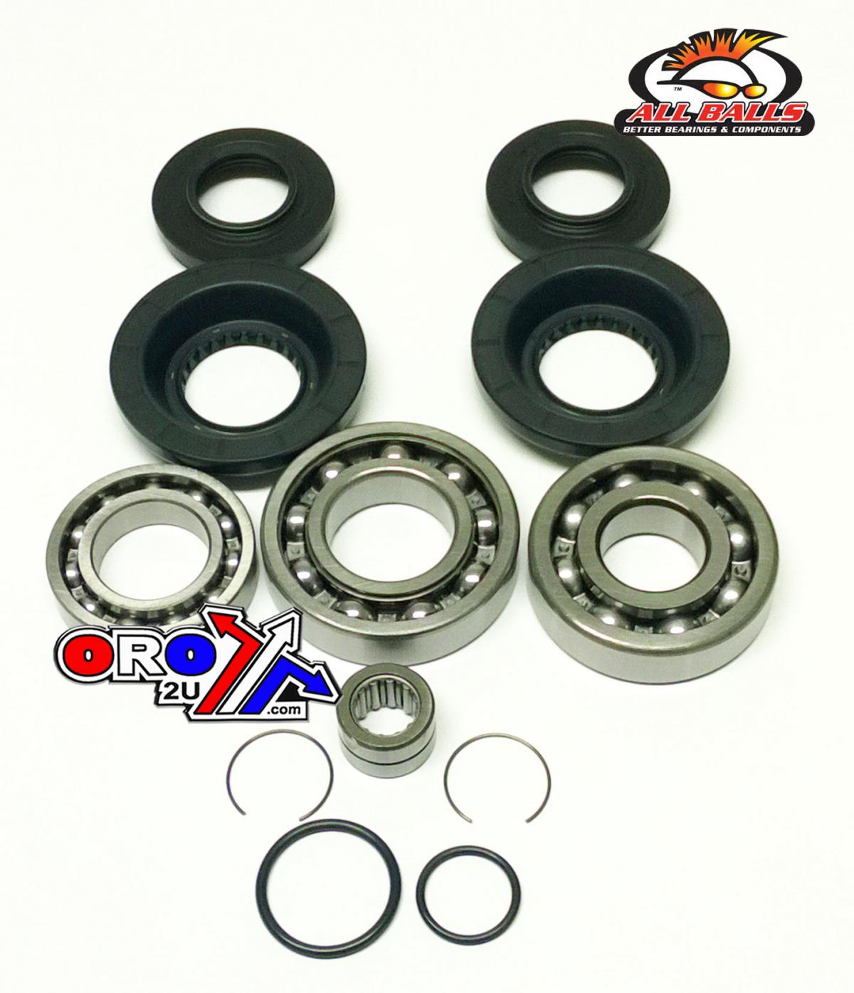 DIFFERENTIAL BEARING & SEAL KIT HONDA TRX, ALLBALLS 25-2111