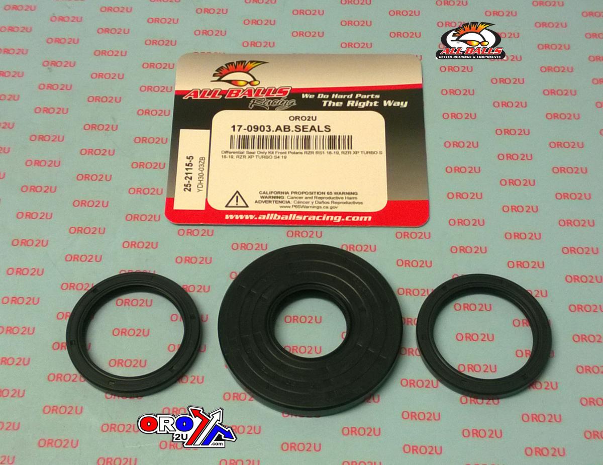 DIFFERENTIAL SEALS KIT FRONT POLARIS RZR XP4/TURBO, ALLBALLS 25-2115-5