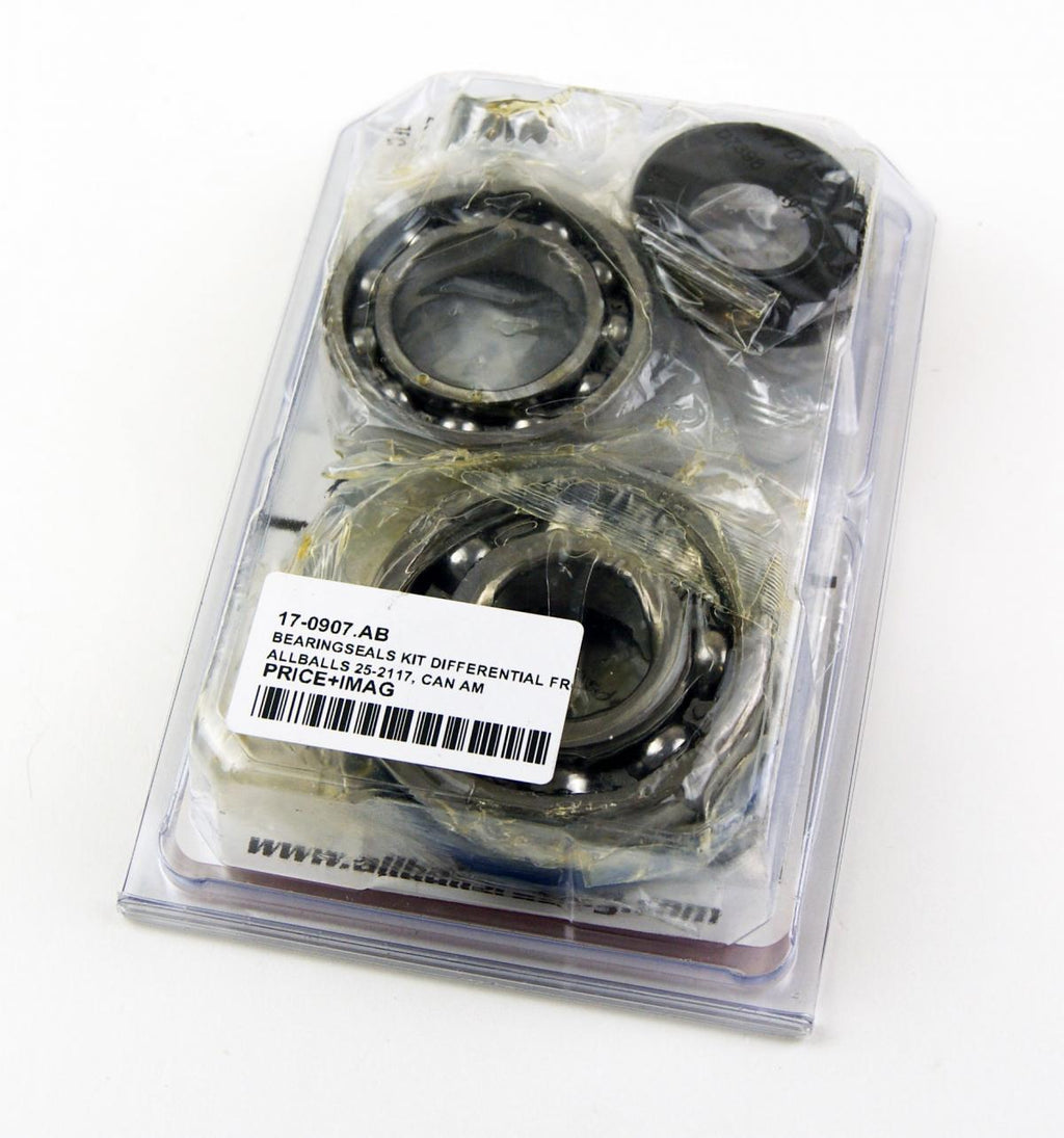 DIFFERENTIAL BEARING & SEALS KIT FRONT CAN-AM, ALLBALLS 25-2117