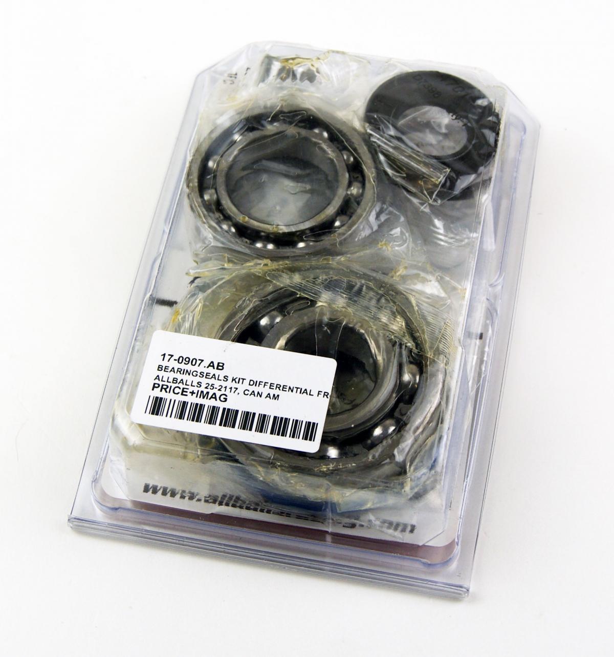 DIFFERENTIAL BEARING & SEALS KIT FRONT CAN-AM, ALLBALLS 25-2117