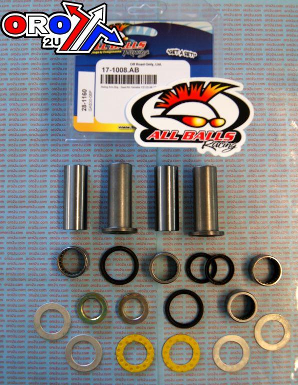 SWINGARM BEARING KIT ALLBALLS, ALLBALLS 28-1160 YAMAHA YZ125 06-22