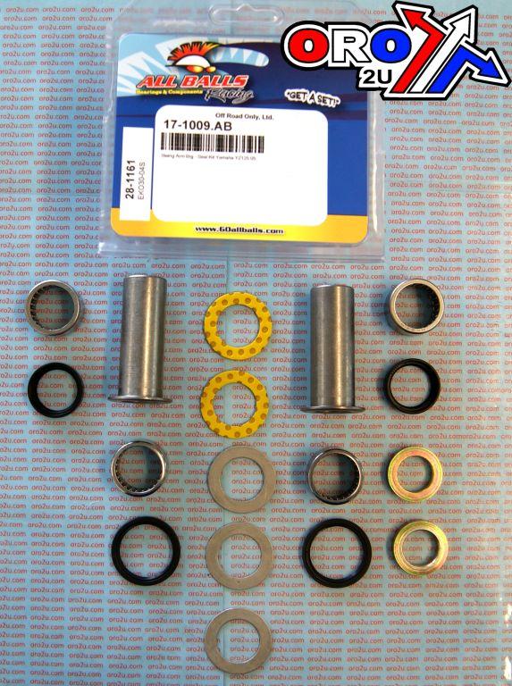 SWINGARM BEARING KIT ALLBALLS, ALLBALLS 28-1161 YAMAHA YZ125 2005