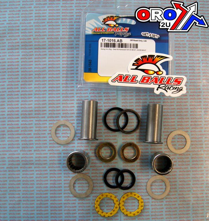 SWINGARM KIT KX125/250 96-97, ALLBALLS 28-1043 KAWASAKI