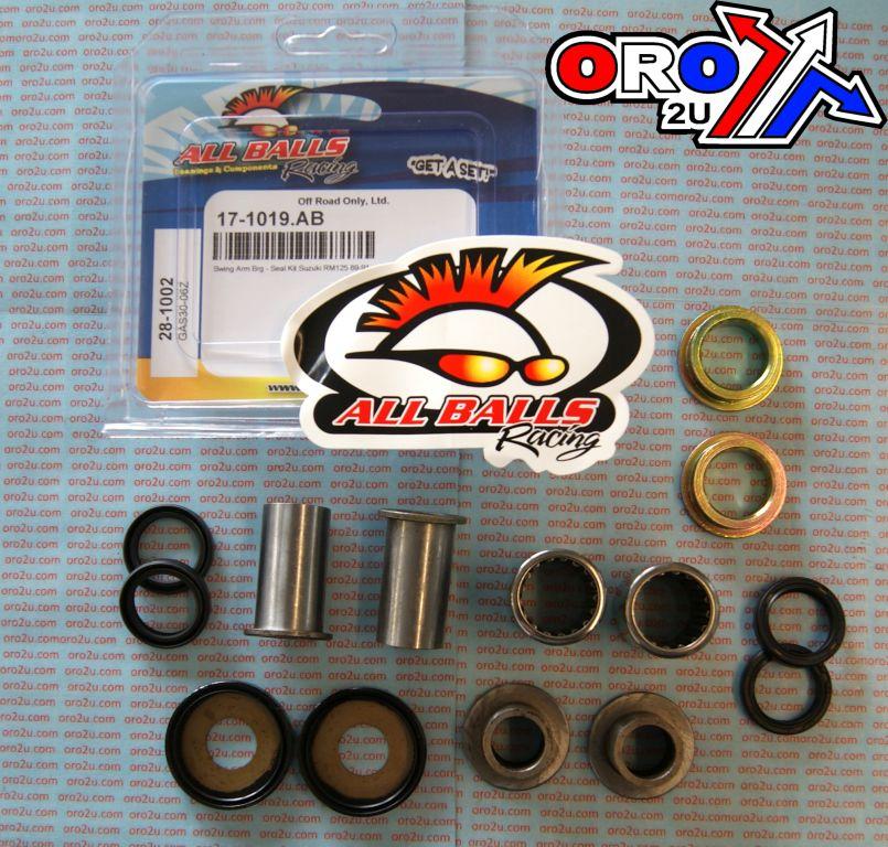 SWINGARM KIT RM125 89-91, ALLBALLS 28-1002 SUZUKI
