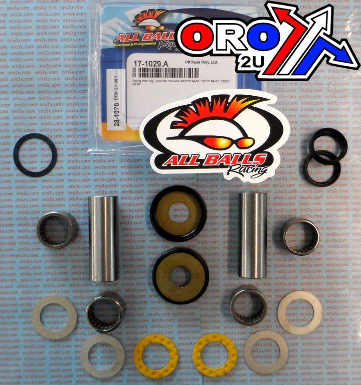 SWINGARM BEARING KIT ALLBALLS, ALLBALLS 28-1078 YAMAHA YZ/WR 125/250 93-97