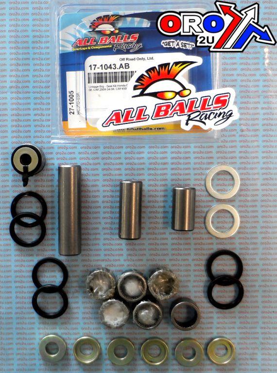 SWINGARM LINKAGE KIT HONDA, ALLBALLS 27-1005 CR, CRF, X