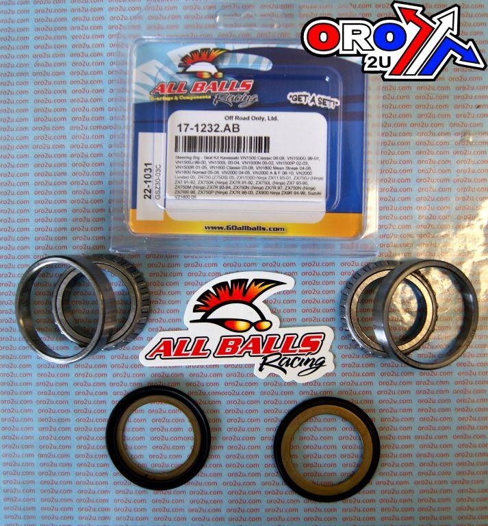 STEERING BEARING KIT ALLBALLS, ALLBALLS 22-1031 KAWASAKI