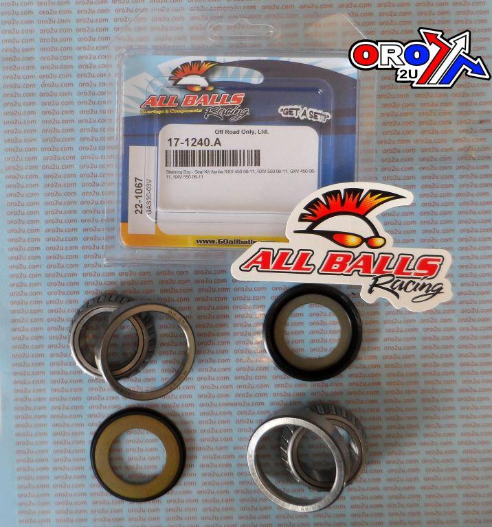 STEERING BEARING KIT ALLBALLS, ALLBALLS 22-1067 APRILIA