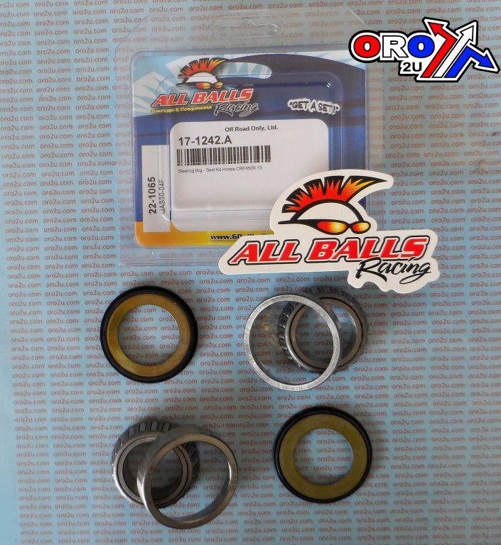 STEERING BEARING KIT ALLBALLS, ALLBALLS 22-1065 HONDA
