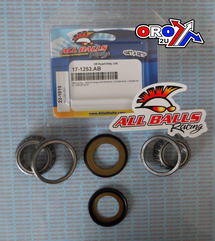 STEERING BEARING KIT ALLBALLS, ALLBALLS 22-1018 HONDA