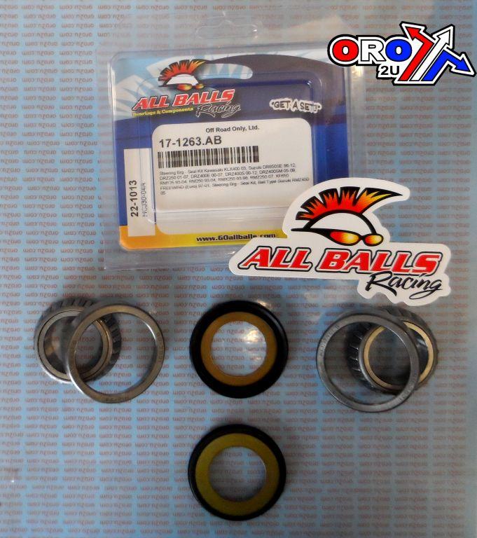 STEERING BEARING KIT ALLBALLS, ALLBALLS 22-1013 SUZ/KAW