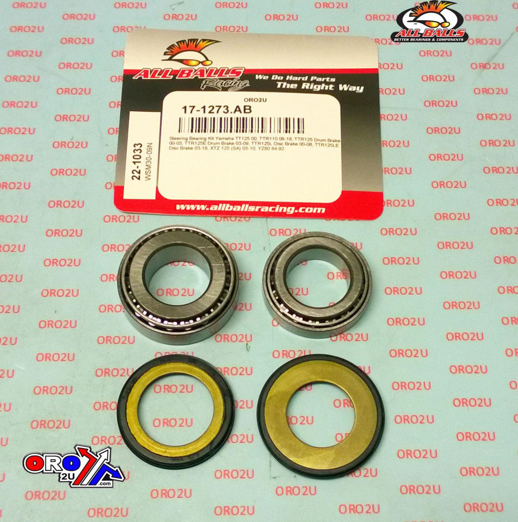 STEERING BEARING KIT ALLBALLS, ALLBALLS 22-1033 YAMAHA