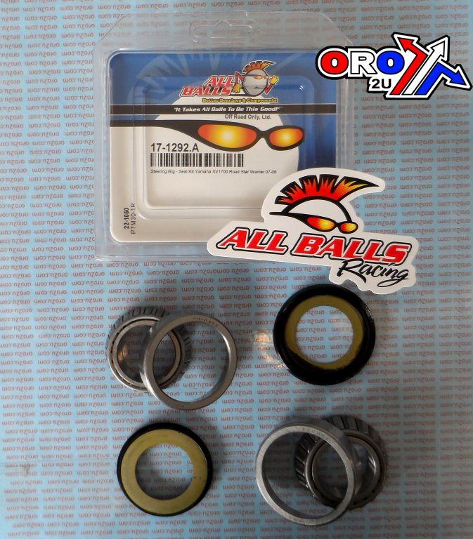 STEERING BEARING KIT ALLBALLS, ALLBALL 22-1050 YAMAHA XV1700